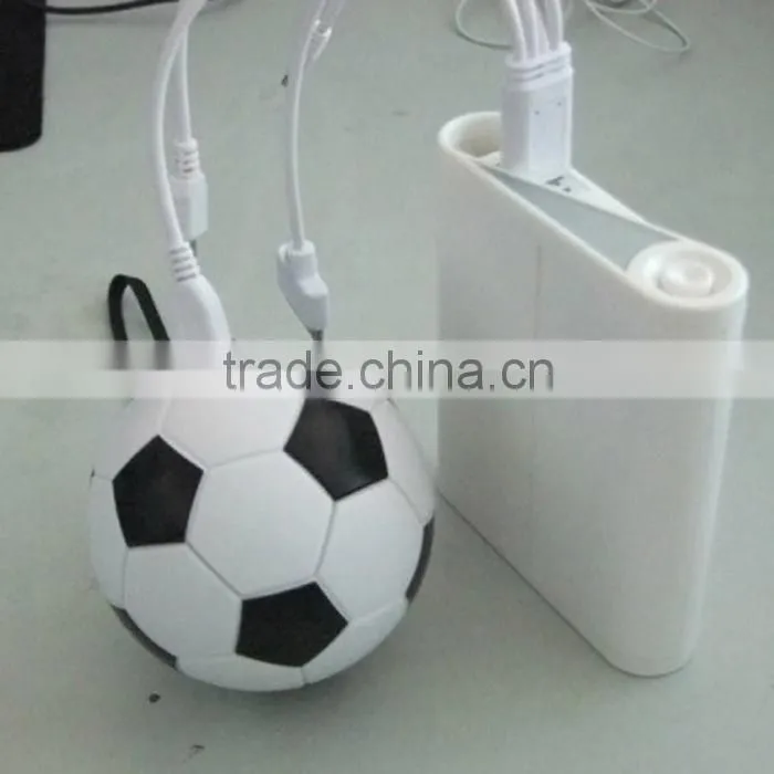 Football shape 2600mAh power bank mobile portable charger for phone