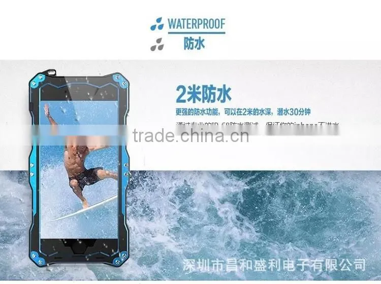 2014 new arrival hot selling R-JUST aluminum waterproof case for apple iphone 6