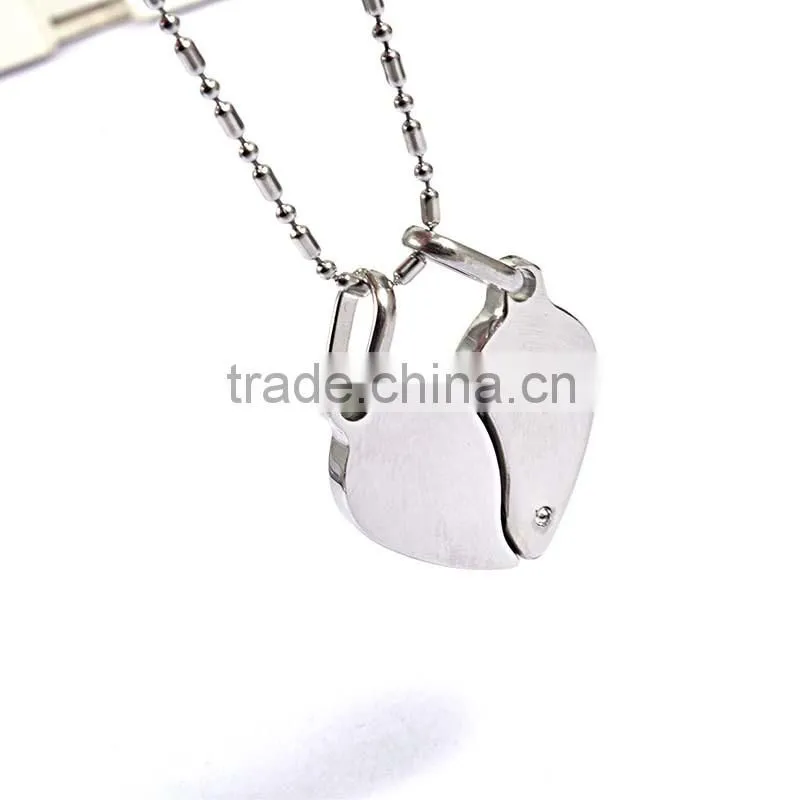 Most Popular Products Fancy Pendant Designs For Girls Couple Heart Pendant