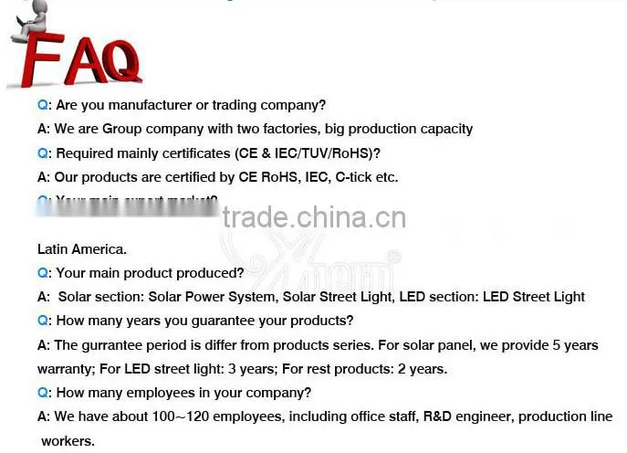 Reliable Chinese supplier solar panel manufacture 250W mono solar module