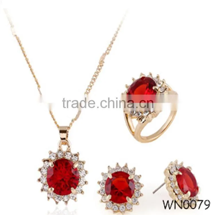 The new 2015 the bride adorn article Inlay zircon star with necklace fashion jewelry