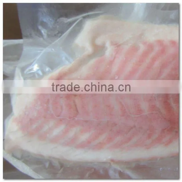 Frozen fresh whole red drum fillet