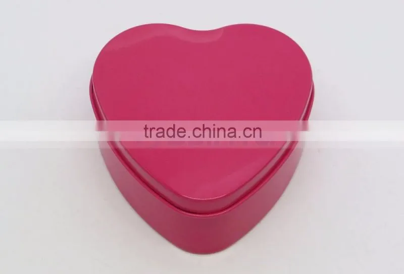 73mm x 38mm Best Choice for Candy Chocolate Factory Price Wedding Heart Tinplate Box