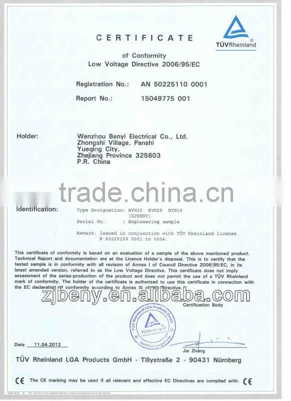1000V 4P DC Mini circuit breaker With SAA CE TUV Certificate