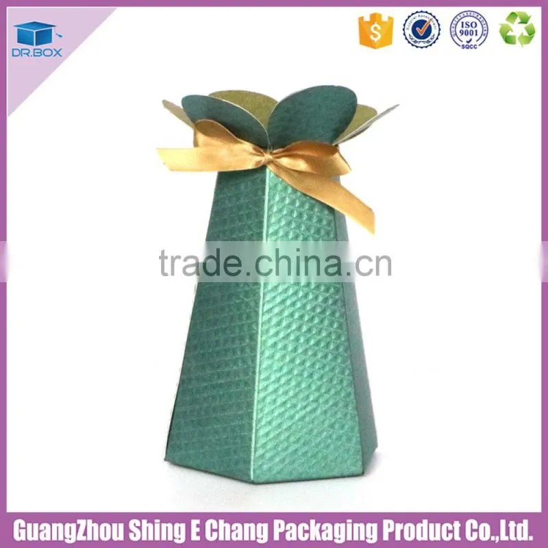 Color customized cardboard printing household flower vase