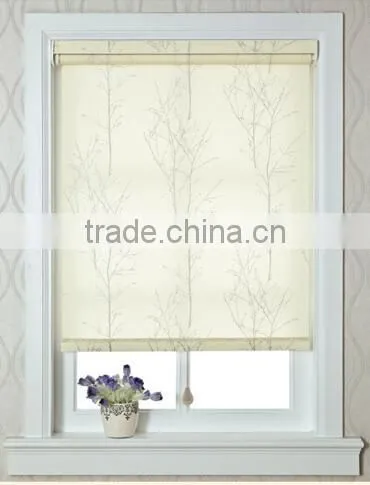 Motorized roller blind for hotel living room