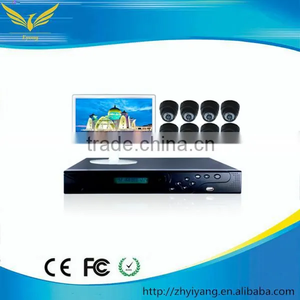 16CH D1 H.264 DVR with 600TVL IR dome Camera standalone cctv camera dvr kit