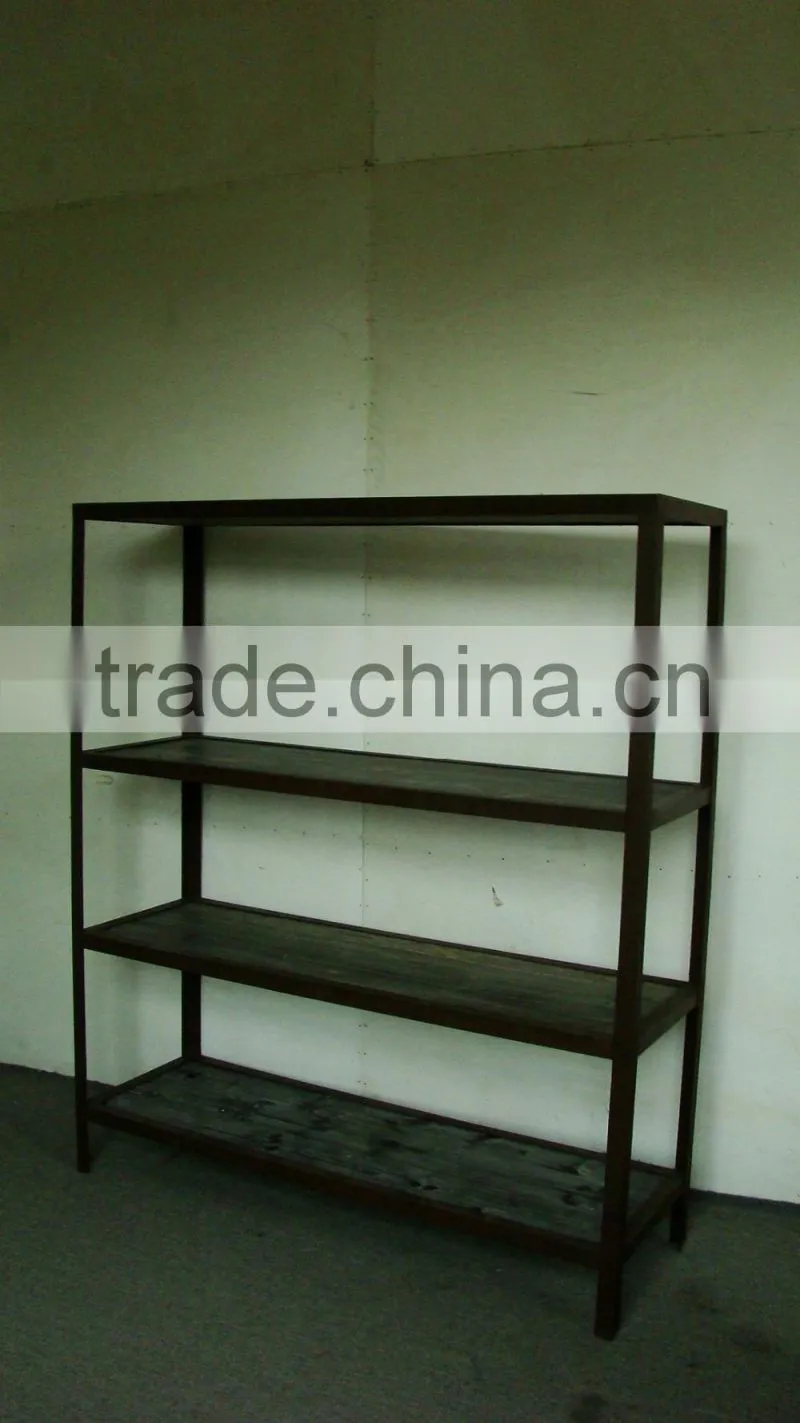 industrail metal furniture bookshelf