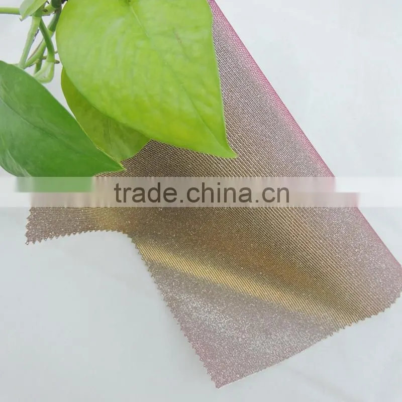 100% Polyester Material and Glitter fabrics