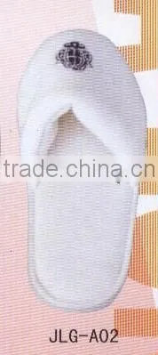 high quality white disposable hotel slipper