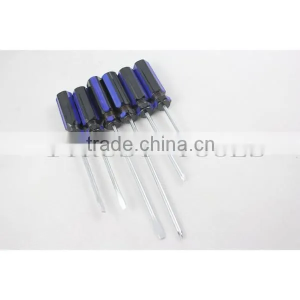 6pcs screwdriver set blue hand with tools bag SD3106