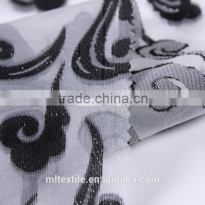 design fabric curtain for door/curtain fabric/polyester jacquard fabric