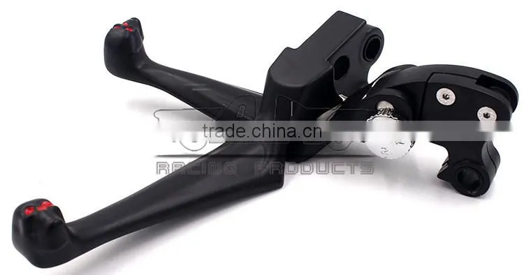 BJ-LS241-022 Costom Black Skull End Billet Aluminum Motorcycle Clutch Brake Lever For Harley