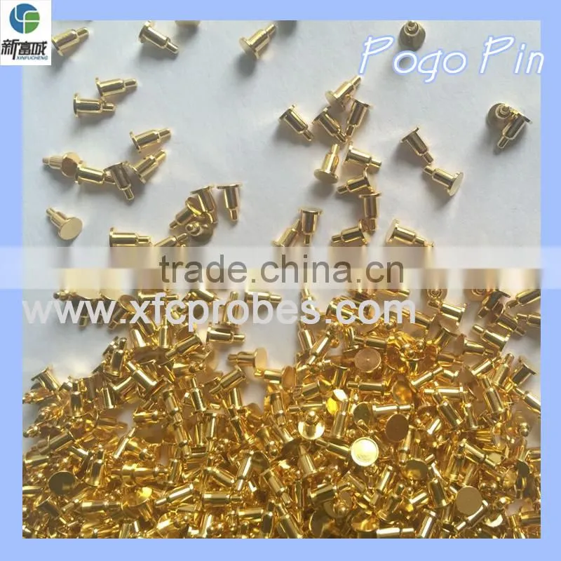Gold plated Pogo pin for charger battery contact with spring loaded and "Alibaba Trade Assurance"