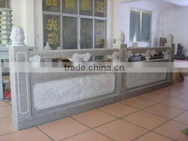 granite stone bridge railing