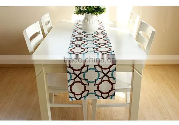 Kids Birthday Party Decoration Satin Fabric Plain Table Runner