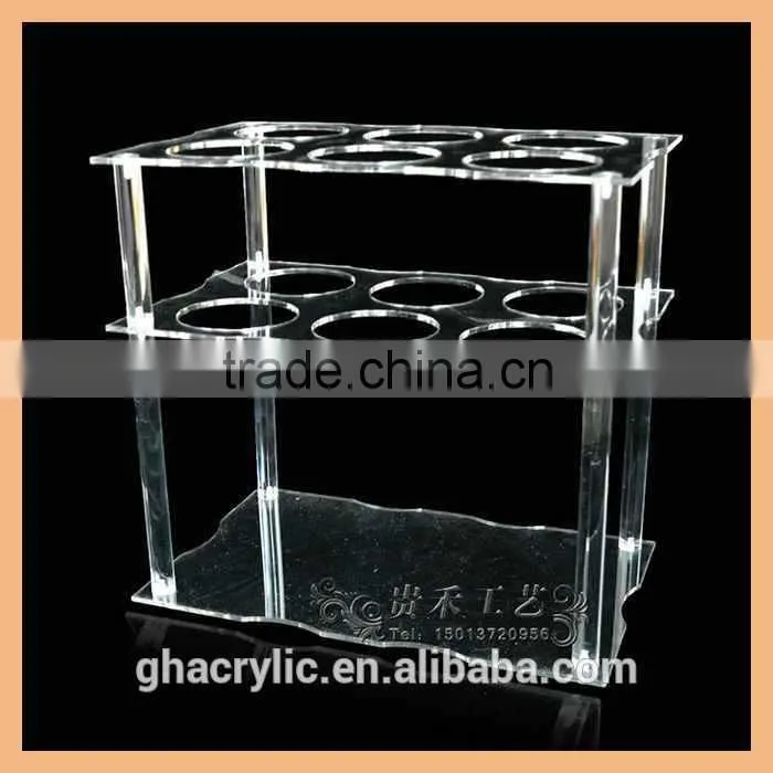wine stopper display rack of wall-mounted acrylic wine rack holder