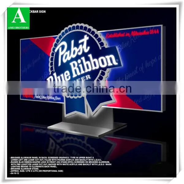OEM vacuum forming plastic led advertising board