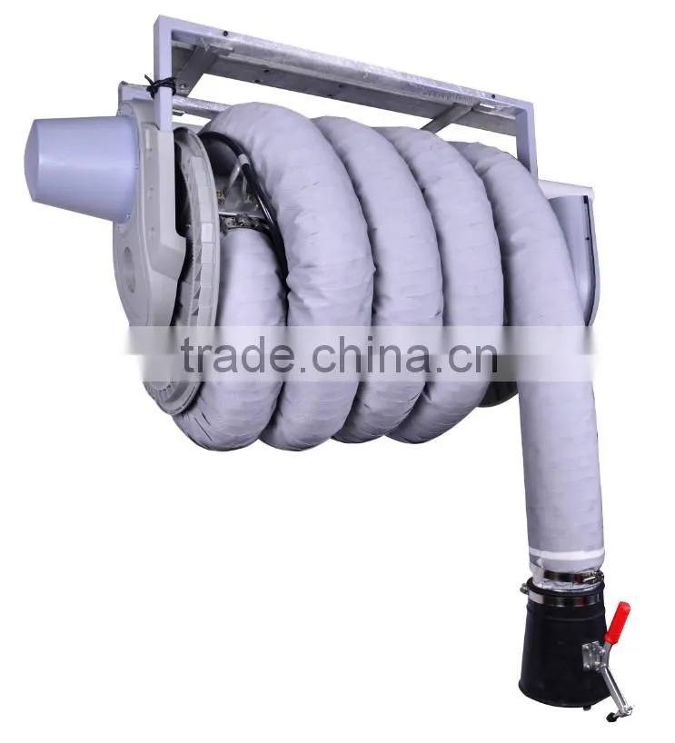 exhaust extraction system (integral fixed electric plastic hose reel with fan )
