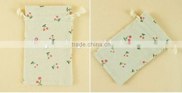 2015 hot sale small cotton sling grocery bag