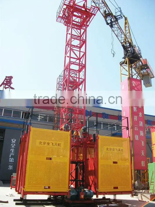 1000kg-2000kg SS100 /100 Material Lift/Construction Elevator/Building Hoist