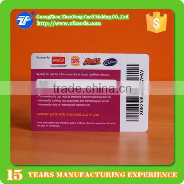 barcode card and package sample on sale from Guangzhou factory