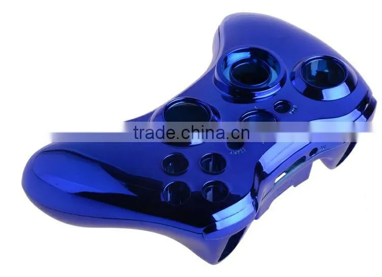 Custom for xbox One Chrome Blue Replacment Shell Buttons for xbox 360 Mod Kit Controller