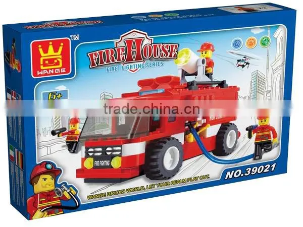 OEMfire fighter block fire-fighting equipment science toys