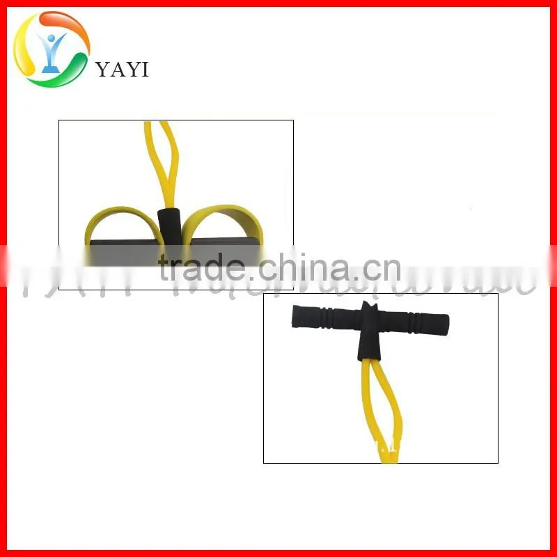 Body Building Expander Latex Tube Foot Elastic Pull Rope