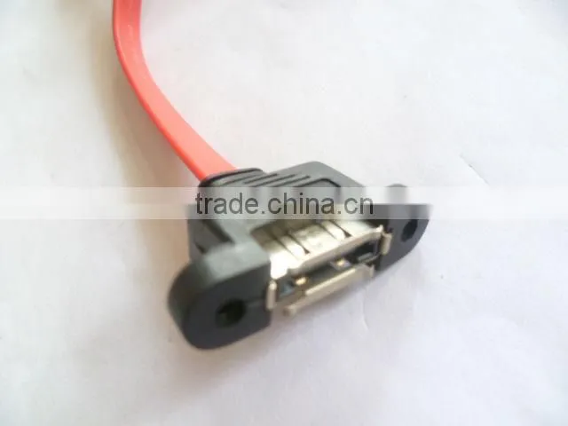 Esata F with bracket to sata with latch Cable Made in China