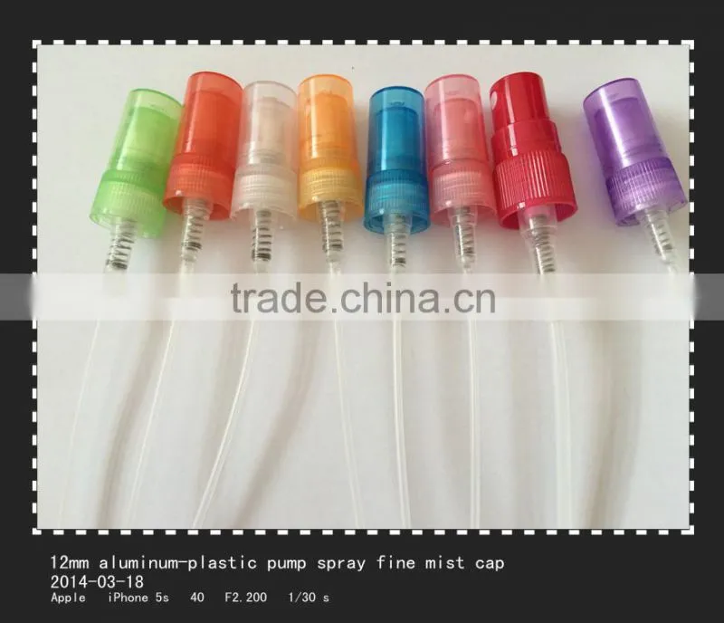 2ml empty perfume mini plastic pump spray fine mist bottle
