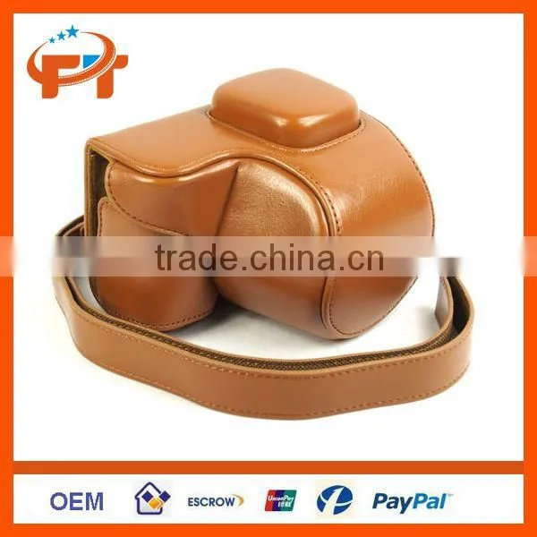 New Fashion Pu Leather camera bag for NEX5R NEX5T 16-50mm lens