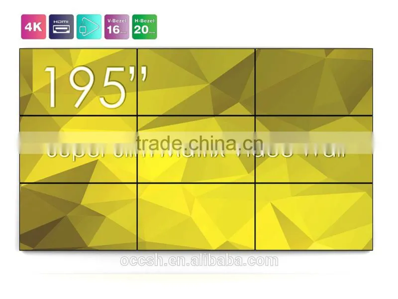 Swedx Matrix Wall 65 Inches Advertising Display Screen Digital Signage Remote Control
