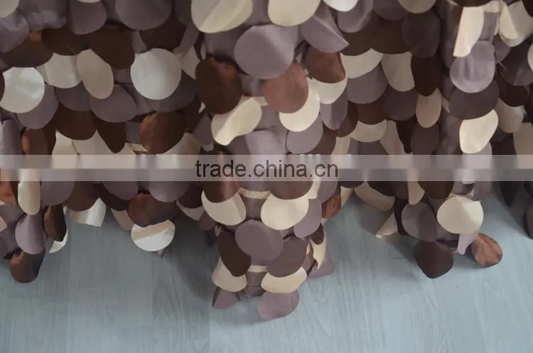 2015 New style petal taffeta table cloth,fancy table cloth,table cloth