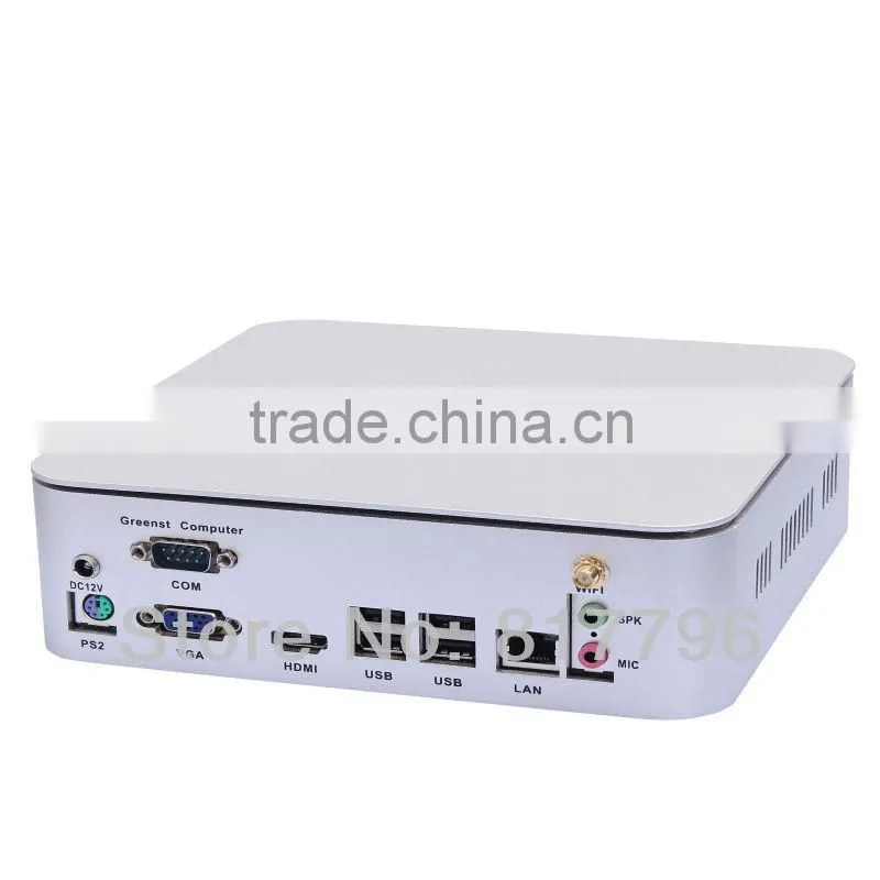 Mini-ITX Desktop Case ,gaming pc case dual core desktop pc 32bit Color Depth can Use for a long time !!