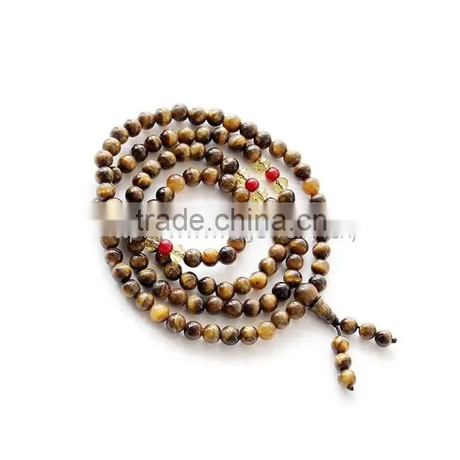 Mala beaded necklace natural chinese prayer bead necklace wrap jewellery