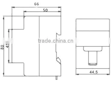 Din Rail Socket French Type