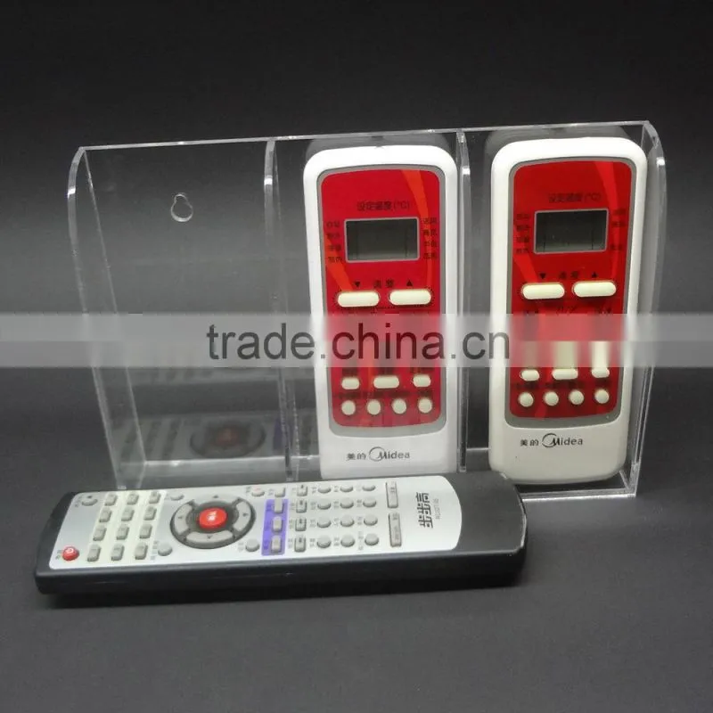 hot sale transparent remote control receive storage box holder