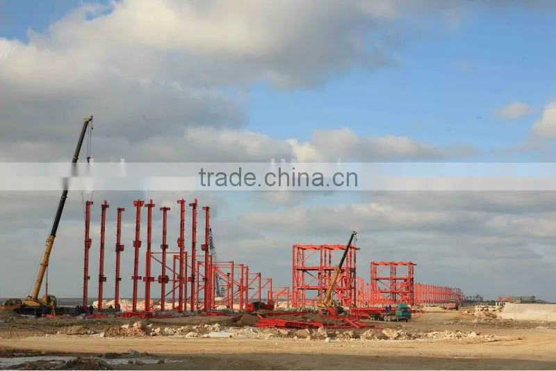 China CREATION made high quality steel structure and frame for conveyor use
