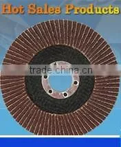 4 1/2" 115x22mm T27 aluminum oxide coated abrasive flap disc for Steel
