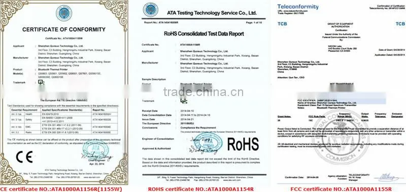 QS-5802 2 inch programmable android receipt dot matrix bluetooth printer