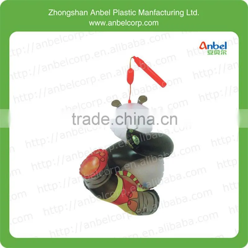 The Mid-Autumn festival PVC products inflatable Kungfu panda lantern for kids