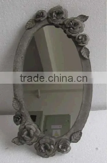 Antique french style oval wall mirrors