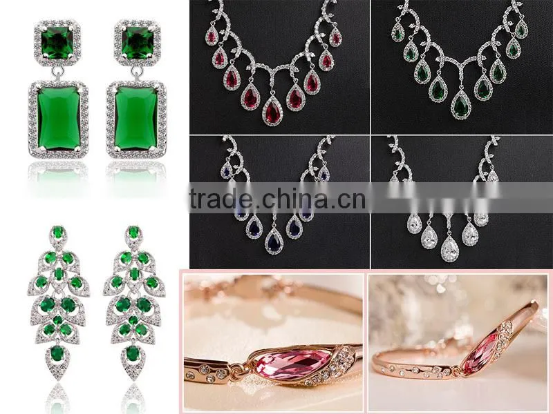 Oval AAA Grade Pink Crystal Jewelry Stone Beads