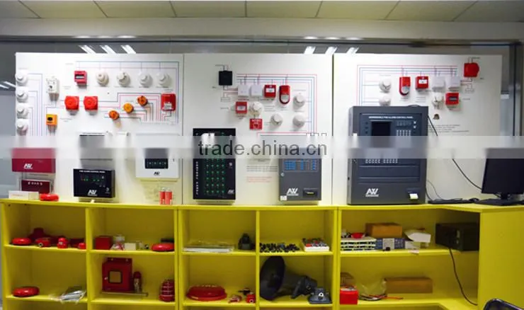 2 wire bus system addressable fire panel for fire alarm system