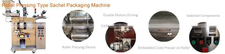 2015 Unique sealing technology automatic sachet packaging machine