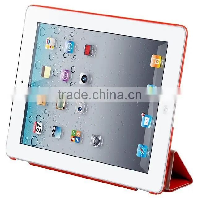 2016 New Arrival Red Smart Case For iPad 3