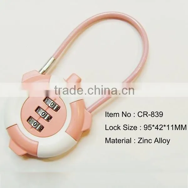 Wholesale Mini 3 Digit Combination Luggage Bag Suitcase Security Code Lock CH-839