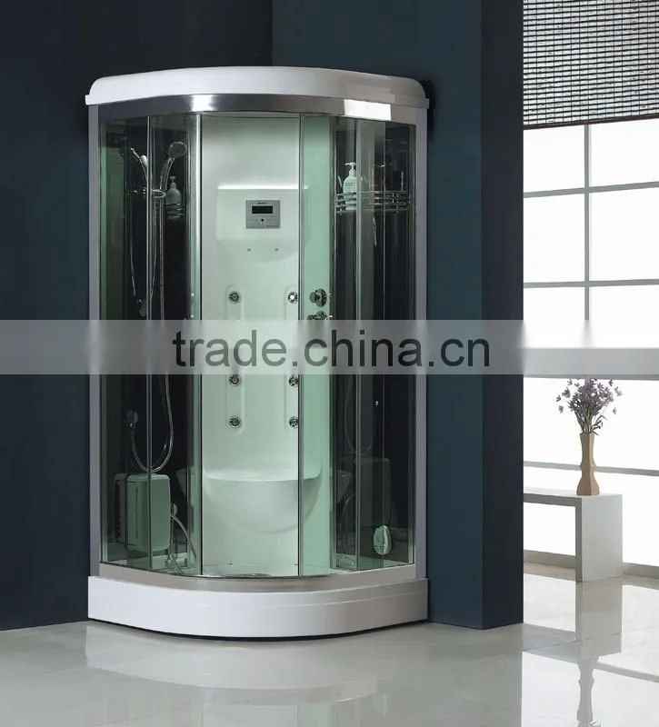 Y839 acrylic home steam shower sauna combos with ozone