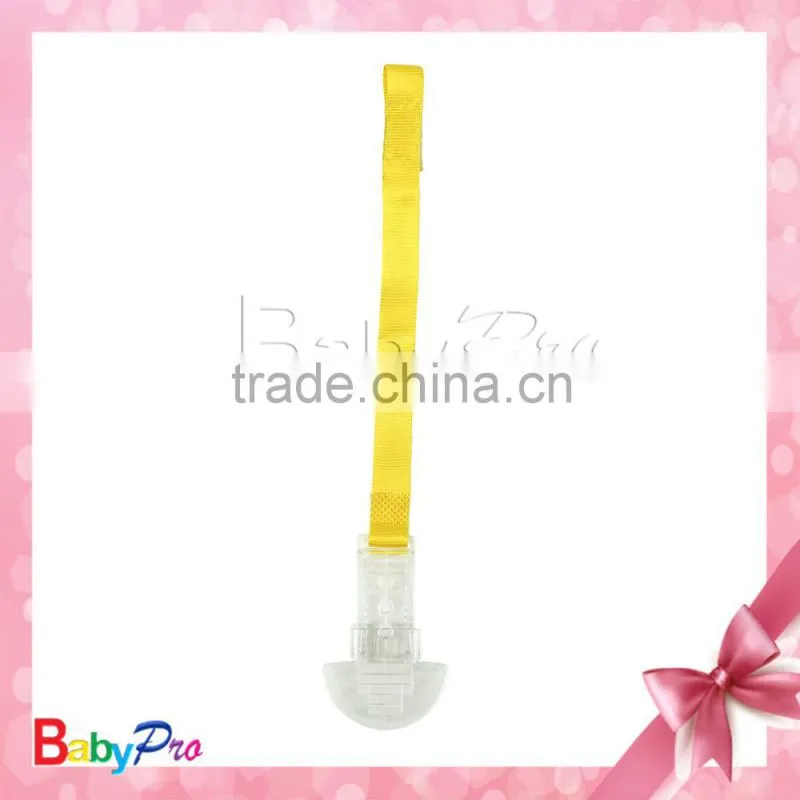 made in China high quality baby goods colorful cute design baby pacifier holder pacifier chain clip